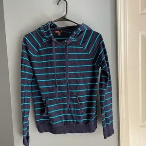 vintage stripe hoodie